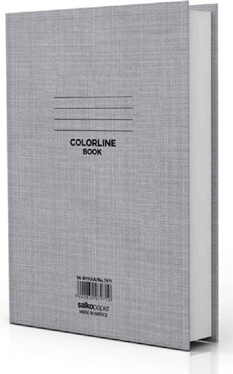 Salko Paper Heft Leere B5 96 Blätter Colorline Gray 1Stück