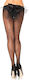 Leg Avenue Backseam Fishnet Sexy Καλσόν Κόκκινο