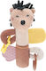 Kikka Boo Hedge Hugs Teething Rattle Made of Plastic