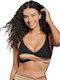 Padded Underwire Bikini Bra with Adjustable Straps Black