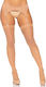 Leg Avenue Strumpfbänder Rhinestone Beiges
