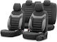Set Individual Gray Seat Covers