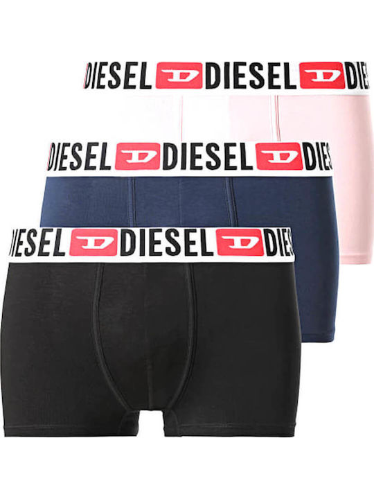 Diesel Umbx-damien Herren Boxershorts Pink 3Pac...