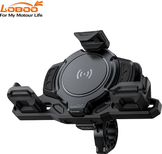Loboo Motorcycle Cellphone Mount with Clip for Mirror