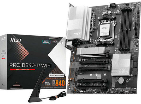 MSI Pro B840M-P WIFI6E Motherboard Micro ATX με AMD AM5 Socket 7E77-001R
