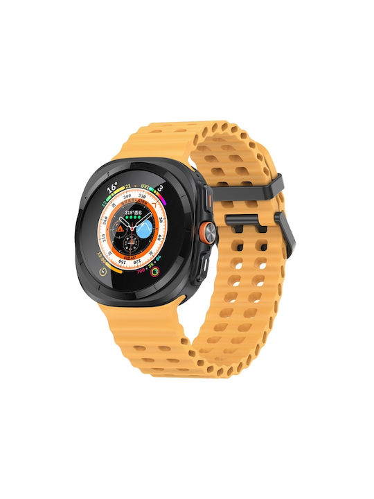 Λουράκι Σιλικόνης Κίτρινο (Galaxy Watch Ultra / Ultra 2)