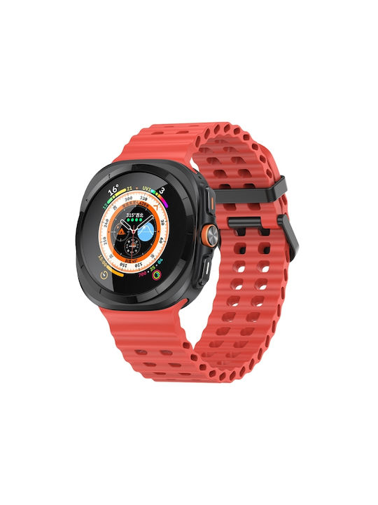 Λουράκι Σιλικόνης Κόκκινο (Galaxy Watch Ultra)