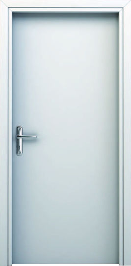 Εσωτερική Πόρτα Laminate Cpl 200 Λευκο 210 Εκ 73 Εκ 21 Εκ Μονού Πύρου 14mm