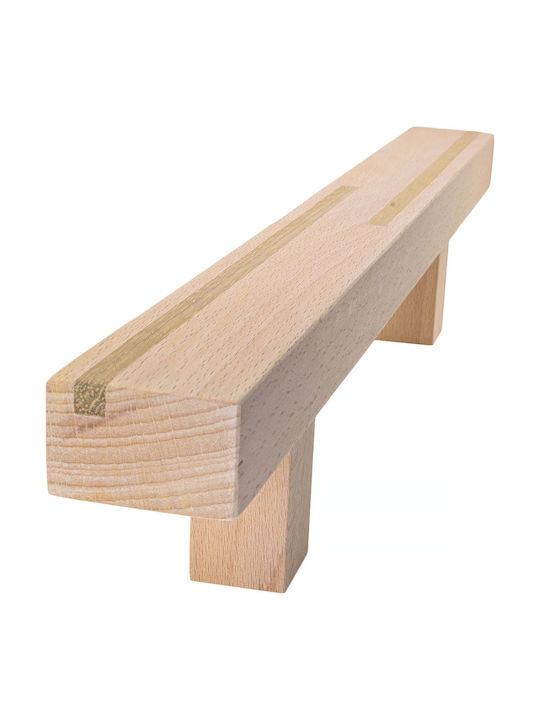 Wooden Front Door Handle Unpainted Solid Beech ...