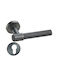 Viobrass Door Handle Single 1 Piece Rosette No 219 Anthracite
