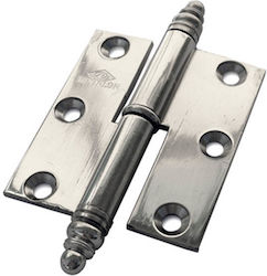 Малки Панти за Мебели Прави Месингови Никел Мат 50mm 104-8105 Metalor