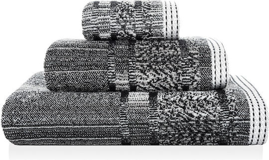 Set de Prosoape Maze Negru 10001 3 buc