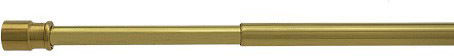 Ausziehbare Messingstange Ohne Ringe Gold 700-1s75 75-105cm Metalor