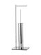 Bronze Art Series Ml-500 0150-10-2l Chrome Wall Mounted Toilet Paper Holder and Bidet Set