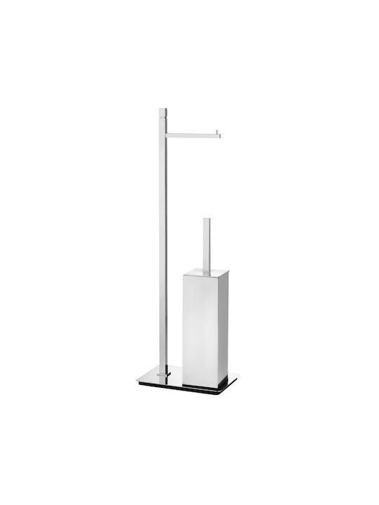 Bathroom Accessory Set Towel Rack and Bidet 15x20x70cm Bronze Art 01m3-10-2s Chrome