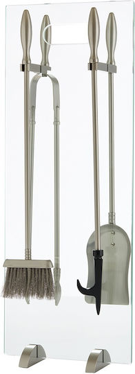 ZogoMetal T04-1190 Nickel Matt Kaminbesteck-Set & Zubehör