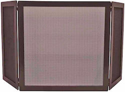 Metal Fireplace Screen 600 Antique Rust 50x22x50x22 Metal Fireplace Screen 600 Antique Rust 50x22x50x22