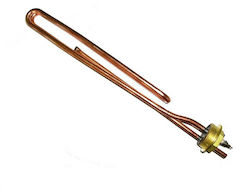 Rezistență Electrică Filetată 1 1/4" Bsp Ha 4000w 230v Dop 1 1/4'' Conexiune Termostat Cabluri