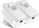 TP-LINK TL-PA4010P KIT v1 Powerline Double Wired with Passthrough Socket and Ethernet Port