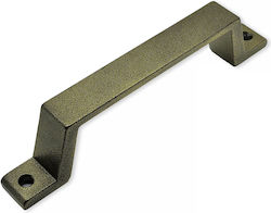 Aluminum Handle 140mm Two Holes Oxidized