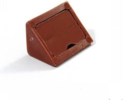 Plastic Shelf Corner Dark Brown Cap Price Per Piece