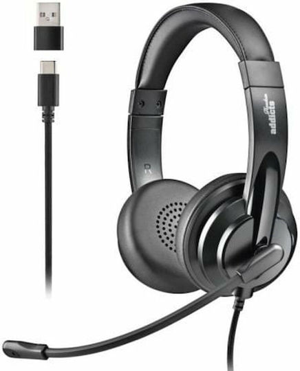 NGS On Ear Multimedia Headphone with Microphone USB-C VOX605USBC