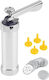 Foxmag24 Cookie Biscuit Maker 10 Forme 4 Palnii Din Oțel Inoxidabil