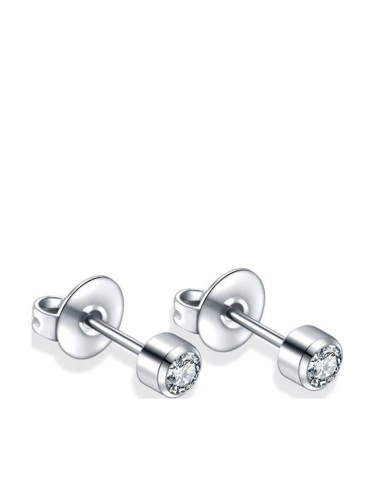 Amalfi Accessories Earrings made of Steel with Diamond