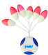 Yuki Flotter Obal L 6pcs Pink White