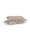 Aslanis Home Satin Σετ Μαξιλαροθήκες Oxford Khaki 50x80εκ.
