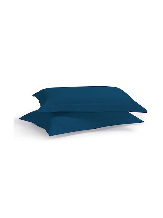Aslanis Home Satin Plain Set Față de Pernă Oxfo...