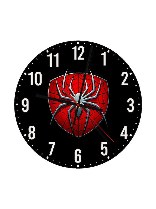 Koupakoupa Spider-man Silent Wooden Wall Clock ...