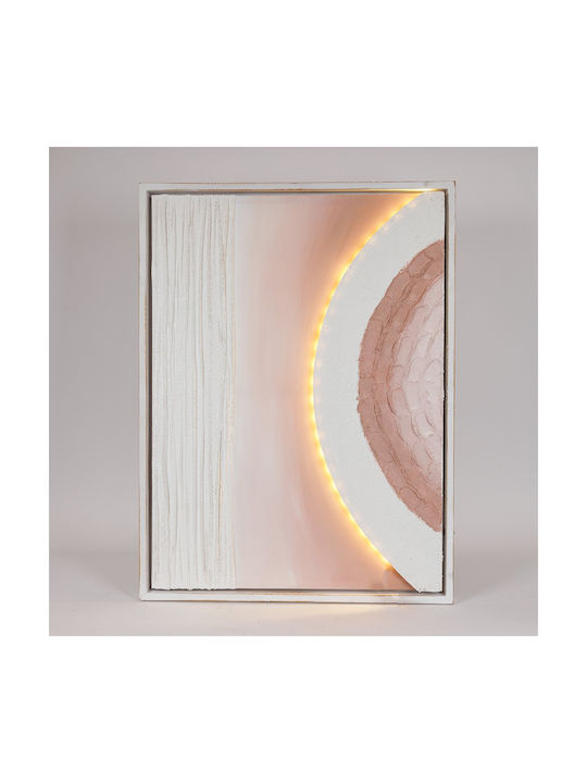 Gemälde auf Leinwand mit LED-Beleuchtung 60x80cm