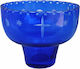 Vigilölampen Kerze Tasse Blau 12x14