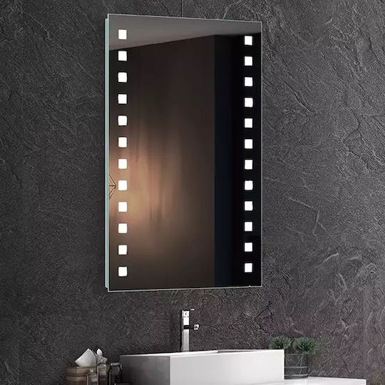 Mysmartmirror 50x90 Beleuchteter Badezimmerspiegel