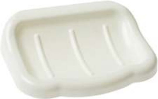 Easy Bath Cyclops Wall Soap Dish White