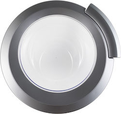 Πόρτα Πλυντηρίου Ρούχων Τύπου Bosch Siemens Κομπλέ Ασημί Πόρτα Πλυντηρίου Ρούχων Τύπου Bosch Siemens Κομπλέ Ασημί