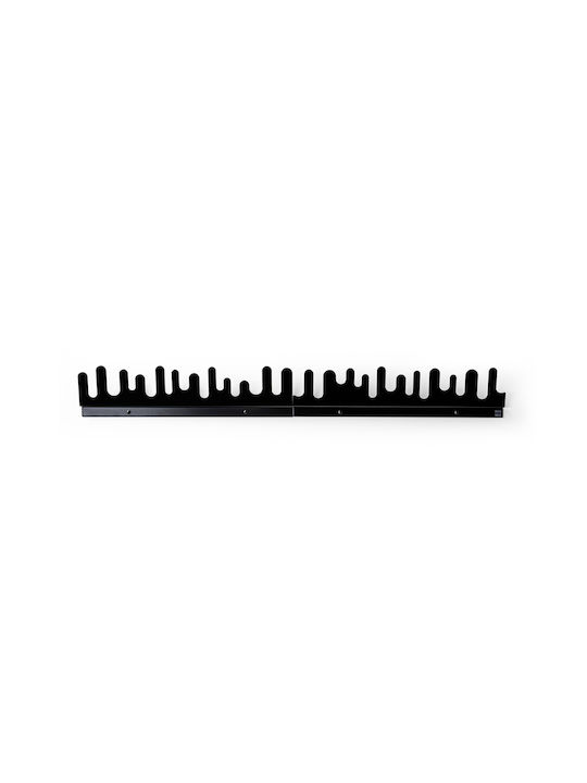 Wandhalterung Wave Schwarzes Set 2 Metall Design House Stockholm