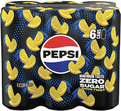 Pepsi Twist Cola Zitrone mit Kohlensäure, Zuckerfrei 6x330ml