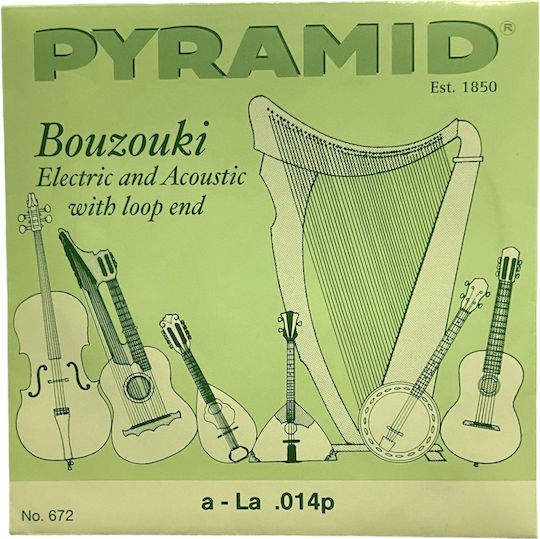 Pyramid Μονή Χορδή Μπουζουκιού Λα Α 0.14p