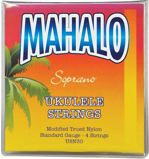 Mahalo Usn30 Σετ Χορδών Soprano Ukulele