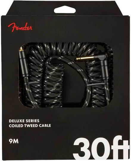 Fender Kabel Für Gitarre Deluxe Coil 30'' Schwarz Tweed