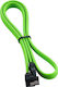 Cablemod Cable Sata Angled Male To Male 60cm Light Green Cm-cab-rsat-n60klg-r