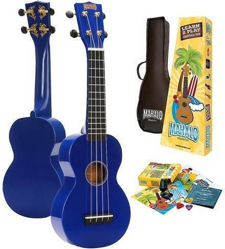 Mahalo Learn 2 Play Pachet Rainbow Soprano Albastru