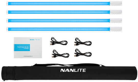 Nanlite Pavotube T8-7x Rgbww Led Pixel Tube 4-light Kit