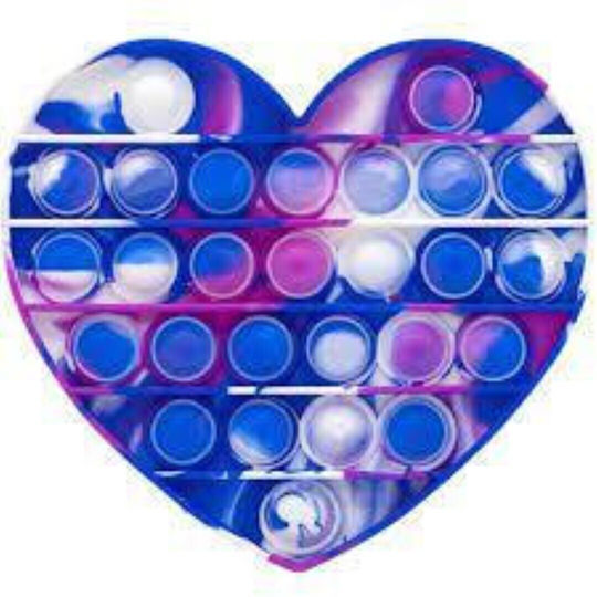 Καρδούλα Ροζ Μπλε Heart Blue Pink Push It Pop It