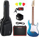 Ibanez Grx 40 Metallic Light Blue Deluxe Plus Bundle