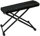 Guitar Footstool Fx 215 Black Color 7 Adjustable Height Levels Sturdy Construction