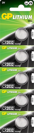 Gp Batterien Lithium Zelle Cr2032 5 Stück 5013020002