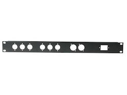 Pro-show Panou De Patch Rack 1u 19" 8x Xlr & 1x Iec 1u Panou De Patch Rack 12 Locuri Xlr 1 Loc Iec Curent 30100640